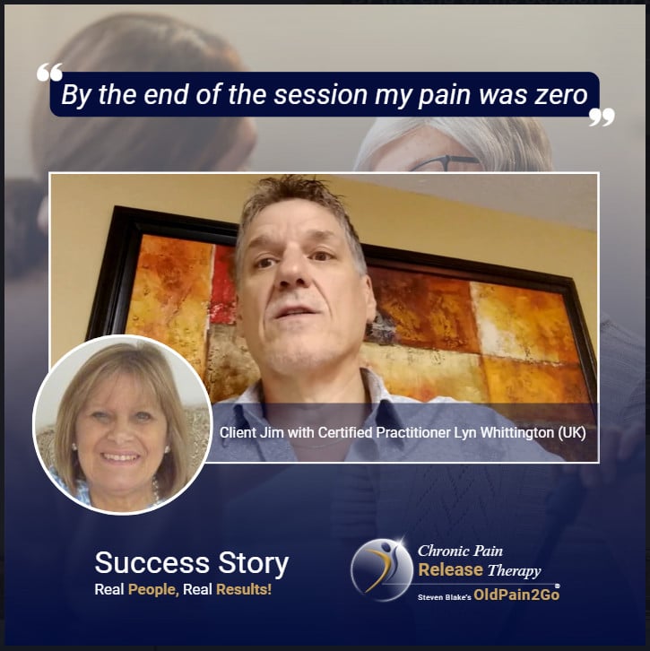 'All the old pain has gone'